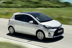 Toyota Yaris hybrid Advance Turismo Blanco Glaciar Perlado Exterior Lateral-Frontal-Cenital 5 puertas