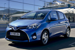 Toyota Yaris hybrid Active Turismo Azul El&eacute;ctrico Metalizado Exterior Lateral-Posterior 5 puertas