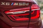 BMW X6 M50d M50d Todo terreno Flamenco red Exterior Pilotos 5 puertas