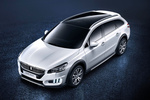 Peugeot 508 RXH 2.0 Hdi HYbrid4 200 RXH Turismo familiar Blanco Banquise Exterior Cenital-Frontal-Lateral 5 puertas