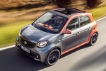 smart forfour Gama forfour Edition 1 Turismo Gris grafito metalizado y Naranja Lava Metalizado Exterior Cenital-Frontal-Lateral 5 puertas