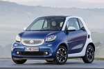 smart fortwo Gama fortwo Passion Turismo Blanco y Azul medianoche Exterior Lateral-Frontal 3 puertas