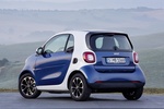 smart fortwo Gama fortwo Passion Turismo Blanco y Azul medianoche Exterior Lateral-Posterior 3 puertas