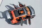 smart forfour Gama forfour Edition 1 Turismo Gris grafito metalizado y Naranja Lava Metalizado Exterior Cenital 5 puertas