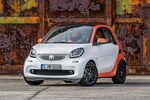 smart fortwo Gama fortwo Edition 1 Turismo Naranja lava y Blanco Exterior Lateral-Frontal 3 puertas