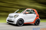 smart fortwo Gama fortwo Edition 1 Turismo Naranja lava y Blanco Exterior Lateral-Frontal 3 puertas