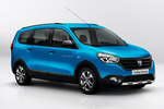 Dacia Lodgy Stepway 7 plazas Stepway Monovolumen Azul Azurite Exterior Lateral-Frontal 5 puertas