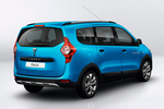 Dacia Lodgy Stepway 7 plazas Stepway Monovolumen Azul Azurite Exterior Lateral-Frontal 5 puertas