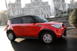 KIA Soul Gama Soul Gama Soul Monovolumen Inferno Red Exterior Lateral 5 puertas