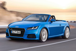 Audi TT 2.0 TFSI 230 CV quattro S line Descapotable Azul scuba metalizado Exterior Frontal-Lateral 2 puertas