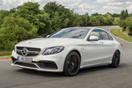 Mercedes-Benz Clase C AMG C 63 S AMG C 63 S Turismo Blanco Diamante Metalizado Exterior Lateral-Frontal 4 puertas