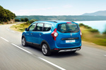 Dacia Lodgy Stepway 7 plazas Stepway Monovolumen Azul Azurite Exterior Lateral-Posterior 5 puertas
