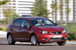 SEAT Ibiza 1.2 TDI CR 75 CV Reference Turismo Rojo Montsant Exterior Lateral-Frontal 5 puertas
