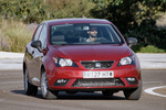 SEAT Ibiza 1.2 TDI CR 75 CV Reference Turismo Rojo Montsant Exterior Lateral-Frontal 5 puertas