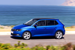 Skoda Fabia Gama Fabia Gama Fabia Turismo Azul Race Metalizado Exterior Lateral 5 puertas