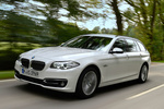 BMW Serie 5 Gama Serie 5 Touring Gama Serie 5 Touring Turismo familiar Alpinweiss Exterior Frontal-Lateral 5 puertas