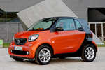 smart fortwo Gama fortwo Passion Turismo Negro y Naranja Lava Exterior Frontal-Lateral 3 puertas