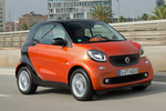 smart fortwo Gama fortwo Passion Turismo Negro y Naranja Lava Exterior Frontal-Lateral 3 puertas