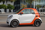 smart fortwo Gama fortwo Edition 1 Turismo Naranja lava y Blanco Exterior Lateral 3 puertas