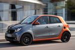 smart forfour Gama forfour Edition 1 Turismo Gris grafito metalizado y Naranja Lava Metalizado Exterior Lateral-Frontal 5 puertas