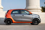smart forfour Gama forfour Edition 1 Turismo Gris grafito metalizado y Naranja Lava Metalizado Exterior Lateral 5 puertas