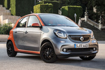 smart forfour Gama forfour Edition 1 Turismo Gris grafito metalizado y Naranja Lava Metalizado Exterior Lateral-Frontal 5 puertas