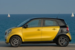 smart forfour Gama forfour Prime Turismo Amarillo tornasol metalizado y Negro Exterior Lateral 5 puertas