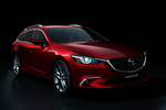 Mazda Mazda6 Gama Mazda6 Gama Mazda6 Turismo familiar Soul Red Metallic Exterior Lateral-Frontal 5 puertas