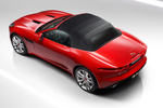Jaguar F-Type S Convertible 3.0 V6 S/C 380 CV S Convertible 3.0 V6 S/C 380 CV Descapotable Caldera Red Exterior Cenital-Lateral-Posterior 2 puertas