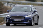 Ford Mondeo 1.5 EcoBoost 160 CV Titanium Turismo familiar Azul Impact Exterior Frontal-Lateral 5 puertas