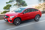 Mercedes-Benz Clase GLE Coup&eacute; GLE 450 AMG 4MATIC AMG Line Todo terreno Designo Hyacinth Red Metallic Exterior Cenital-Lateral-Frontal 5 puertas