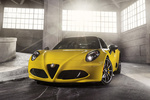 Alfa Romeo 4C Versi&oacute;n para EE.UU. Descapotable Giallo Exterior Lateral-Frontal 2 puertas