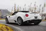 Alfa Romeo 4C Versi&oacute;n para EE.UU. Descapotable Blanco Exterior Posterior-Lateral 2 puertas
