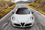 Alfa Romeo 4C Versi&oacute;n para EE.UU. Descapotable Blanco Exterior Frontal 2 puertas