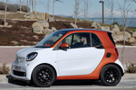 smart fortwo 1.0 71 CV Edition 1 Turismo Naranja lava y Blanco Exterior Lateral 3 puertas