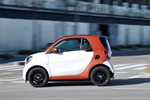 smart fortwo 1.0 71 CV Edition 1 Turismo Naranja lava y Blanco Exterior Lateral 3 puertas