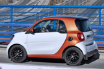 smart fortwo 1.0 71 CV Edition 1 Turismo Naranja lava y Blanco Exterior Lateral 3 puertas