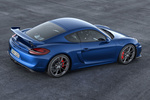 Porsche Cayman Cayman GT4 385 CV GT4 Coup&eacute; Azul Zafiro Metalizado Exterior Cenital-Posterior-Lateral 3 puertas