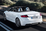 Audi TT 2.0 TDI 184 CV S line Descapotable Blanco Glaciar Exterior Lateral-Posterior 2 puertas