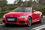 Audi TT 2.0 TFSI 230 CV quattro S line Descapotable Rojo Tango Exterior Lateral-Frontal 2 puertas