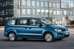 Volkswagen Sharan 2.0 TDI 150 CV BMT DSG Sport Monovolumen Hudson Bay Blue Exterior Lateral 5 puertas