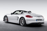 Porsche Boxster Boxster Spyder Boxster Spyder Descapotable Blanco Exterior Lateral-Posterior 2 puertas