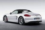 Porsche Boxster Boxster Spyder Boxster Spyder Descapotable Blanco Exterior Lateral-Posterior 2 puertas