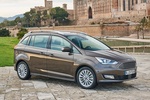 Ford Grand C-MAX 2.0 TDCi 150 CV Titanium Monovolumen Marr&oacute;n Caribou Exterior Lateral-Frontal 5 puertas