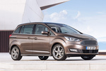 Ford Grand C-MAX 2.0 TDCi 150 CV Titanium Monovolumen Marr&oacute;n Caribou Exterior Lateral-Frontal 5 puertas