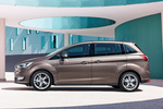 Ford Grand C-MAX 2.0 TDCi 150 CV Titanium Monovolumen Marr&oacute;n Caribou Exterior Lateral 5 puertas