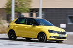 Skoda Fabia 1.4 TDI 105 Style Turismo Amarillo Sprint Exterior Lateral-Frontal 5 puertas