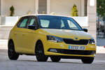 Skoda Fabia 1.4 TDI 105 Style Turismo Amarillo Sprint Exterior Lateral-Frontal 5 puertas