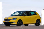 Skoda Fabia 1.4 TDI 105 Style Turismo Amarillo Sprint Exterior Lateral-Frontal 5 puertas