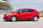 KIA Rio Gama Rio Gama Rio Turismo Signal Red Exterior Lateral 5 puertas